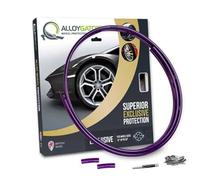 Perfil de Repuesto AlloyGator (Morado) - Solo para 1 Llanta | Hasta 24” | Protección Contra Daños de Bordillos | Accesorio de Exterior sin Adhesivo