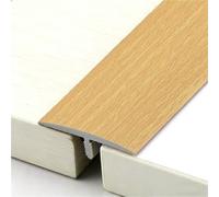 Perfil de suelo en T, 90 cm, transición autoadhesiva para suelos nivelados, cubrecostura para umbral entre baldosas, laminado, madera, vinilo(T3,5pcs)