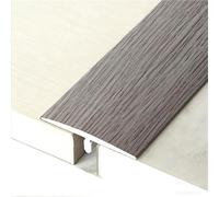 Perfil de suelo en T, 90 cm, transición autoadhesiva para suelos nivelados, cubrecostura para umbral entre baldosas, laminado, madera, vinilo(T7,5pcs)