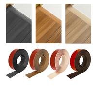 Perfil De Transición Autoadhesiva PVC, Tira de Umbral Decorativo para Suelo Laminado, Tira de Transición Imitación Madera, Para Juntas Entre Suelo y Baldosa(Maple Wood Grain,7.6cm*2.0m)