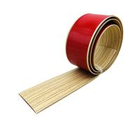Perfil de Transición Autoadhesivo de Vinilo 5 cm - Listón de Cobertura, Compensación para Suelos, Riel de Transición para Azulejos, Laminado y Parquet - Umbral