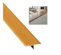 Perfil De Transición，Barra De Transición Para Suelo En Forma De T，Tira De Umbral Decorativo Para Suelo Laminado，textura De Madera, Perfil Plano Para Juntas De Suelo(Naranja,3.3x120cm)