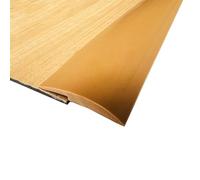 Perfil de transición caucho for suelos, perfil autoadhesivo for moqueta a baldosa, remate for transiciones umbral con una altura 1 a 5 mm(Brown,3mm*5m)