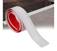 Perfil de transición de 200 cm, tira para umbrales de puerta, tira autoadhesiva de silicona de transición al suelo, inclinado interior, ancho: 5 cm, altura: 1 cm para suelos