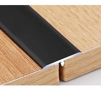 Perfil de transición de aluminio en forma de T para bordes y suelos, para conectar umbrales y tiras de partición planas de azulejos compuestos reforzados (color: estilo 2, tamaño: L: 2 m, ancho: 2 cm)