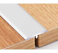 Perfil de transición de aluminio en forma de T para bordes y suelos, para conectar umbrales y tiras de partición planas de azulejos compuestos reforzados (color: estilo 3, tamaño: L: 8 m, ancho: 2 cm)