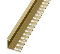 Perfil de transición de aluminio flexible para azulejos, para suelos, paredes y proyectos de azulejos