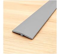 Perfil De Transición de Autoadhesivo, Tapajuntas Suelo para Umbral, para Uniones De Madera Parquet Tarima Mármol Azulejo(Gray,5cm/0.16Ft x 1m/3.28Ft)