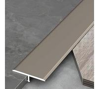 Perfil de transición en T aluminio y listón 2x135 cm, perfil unión for umbrales for zonas puertas, impermeable, inoxidable, resistente a los arañazos(Champagne,Width: 1.5cm)