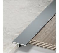 Perfil de transición: listón transición en forma T, carril, for suelo, umbral puerta for suelos laminados y parquet(Grey,3cm)