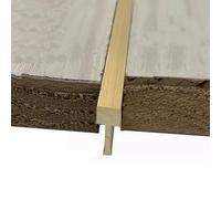 Perfil de TransicióN para Suelo Barra de Cubierta de Umbral de Piso con Costura en Forma de T, Acabado de Solapa de Transición Exterior para Unir Espacios, Tira de Umbral de Puerta Impermeable para Ba
