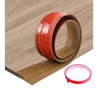 Perfil de Transición para Suelo Desnivel Autoadhesivo, Tira de Umbral de PVC para Diferencia de Altura entre Suelos, Alfombras y Puertas