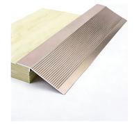 Perfil de Transición para Suelo Rampas de umbral para altura de 2.5-5.5 cm, tira de transición de piso de aluminio, tiras de transición reductoras para silla de ruedas, rampa(Rose Gold)