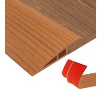 Perfil de Transición para Suelo, Tapajuntas Suelo Adhesivo in PVC para Diferencia de Altura de 5-10 mm, Tapajuntas Suelo Adhesivo (Roble amarillo, para 5-10mm(H),1m(L))