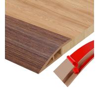 Perfil de Transición para Suelo, Tapajuntas Suelo Adhesivo in PVC Para Unir Juntas de Suelo y Umbrales de Alfombras Autoadhesivo