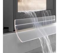 Perfil de Transición para Suelo Tira de Barrera de Agua de 2,5, 3,5, 4,5 y 6 cm de Ancho, Línea de Goteo de Goma Autoadhesiva para Borde de Ventana, Dispositivo de Moldura Transparente(6cm/2.3in)