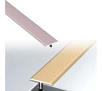 Perfil De Transición Para Suelo, Tira Para Suelo Aluminio, Tapajuntas Suelo Adhesivo En T，Ancho 20mm 33mm 40mm Perfil Plano Para Juntas De Suelo Tira Umbral(Rosa,3.3x125cm)