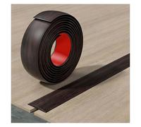 Perfil de Transición para Suelo Vetas madera Bordes transición para suelos Autoadhesivos, PVC Borde divisorio suelos, Borde umbral 100cm de largo para unir suelos(Wood Grain A)