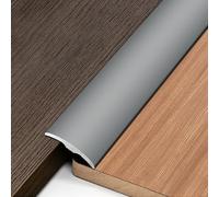 Perfil de transición para transiciones de suelo a la misma altura del suelo irregular, borde biselado curvado para conexiones de madera a madera, reductor de umbral de protección contra tropiezos