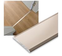 Perfil de transición Tiras de la Cubierta del Piso Tira del Piso, Tira Divisora Para Umbral De Puerta Y Huecos De Suelo De Tarimas Y Baldosas(Purple Gold,6cm*90cm (3Pcs))