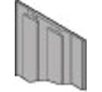 Perfil de unión HÜPPE, para soporte organizador HÜPPE Select+, para revestimiento de pared EasyStyle Longitud: 2550 mm, ES0208123, Color: edición en negro