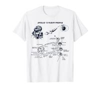 Perfil de vuelo Apollo 13 del 50 aniversario - Regalo Apollo 13 Camiseta