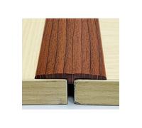 Perfil en T for suelo, 2" de ancho, tira de transición autoadhesiva for suelo, tira plana impermeable con hebilla for madera/vinilo/moqueta/baldosas(L 900cm)