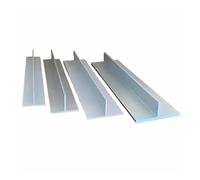 Perfil en U de aluminio, Paquete de perfiles canal en forma U y T aluminio 130 piezas varios tamaños(498MM X1PCS-16X10X2MM)