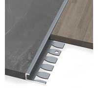 Perfil flexible de aluminio C de 90 cm, 3 piezas, Ele y molduras para el hogar u oficina (opt 8, 18 mm)