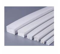 Perfil LED flexible impermeable para decoración al aire libre, tubo de silicona de neón para tiras de luces lineales
