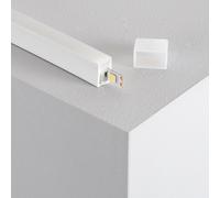 Perfil Neón SFLEX 12x20 Superficie Curva Lateral para Tira LED IP20 hasta 10 mm