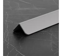 Perfil PVC, Protector Esquinas Pared, Autoadhesivos Sin Taladros, Aptos para Guarderías, Muebles, Puertas y Ventanas(Gray,120 x 2.5 cm/47 x 1 in)