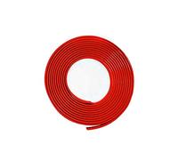 Perfil rojo adhesivo para coche, parachoques delantero + trasero