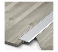 Perfiles de transición para suelos en forma de T, Paquete de 3 molduras en T de aluminio for transición de piso, cubierta de umbral, multicolor, varios tamaños(White,1.5CM*270cm(3 * 90cm))