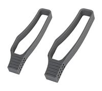 perfk 1 Par Bike Chain Guard Protector Cadena Bicicleta Cubierta Silicona Seguro Doble Orificio Diseño Ligero para Mountain Bike Y Carretera, Gris