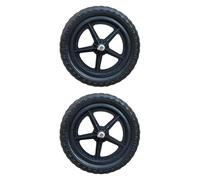 perfk 1 par de Balance de Equilibrio reemplazar Ruedas livianos Entrenamiento Negro para Bicicletas neumáticos Juguetes de Regalo de cumpleaños al Aire, Cubo de La Rueda de Pentagrama