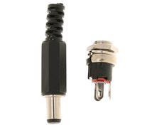 perfk 1 Unidad Zócalo 1 Par de Conectores de Alimentación Accesorios Electrónicos Durable