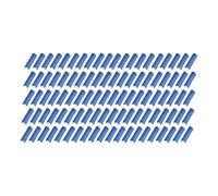 perfk 100 fundas para cortador de azulejos en forma de U, accesorios esenciales para obras de construcción, salas de capacitación, dormitorios, talleres y, Azul