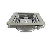perfk 1pc Cuadrado de Drenaje Fregadero de Cocina Colador Adaptador Calibre