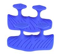 perfk 2 empuñaduras de Levantamiento de Pesas, Almohadillas de Silicona para, Guantes de Entrenamiento sin Dedos para Hombres y Mujeres, protección, Azul