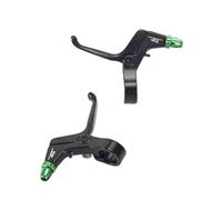 perfk 2 Piezas Palanca de Freno para Bicicleta Infantil Repuesto de Manija de Freno Manual Accesorio para Reemplazo Fácil en Bicicletas Adecuado para Niños, Verde Negro