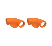 perfk 2 Protectores de Pulgar para béisbol, Agarre de bateo para Todos los Niveles, Ayuda para bateo, Entrenamiento de bateo, Accesorio de softbol, Naranja