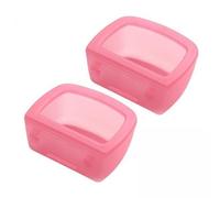 perfk 2X 2X Cuencos para Jaula de Perrera para Mascotas, Cuenco Portador de Agua Sin Derrames, Plato Alimentador para Jaulas de Alambre O Cajas para Gatos,