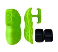 perfk 2X agarres Antideslizantes para Entrenamiento, agarres para Levantamiento de Pesas, Guantes ergonómicos para Levantamiento de Pesas, para dominadas, Verde