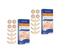 perfk 2x Hojas Silicona Hojas de Eliminación de Cicatrices Aplanar Se Desvanecen Efectivo para Mujeres