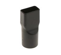 perfk 32 Mm / 1,25 '' de Diámetro. Accesorios para Aspiradoras a Cuadradas Accesorio de Herramientas Tubo de Manguera Boquilla Conector Adaptador D, Negro, Individual