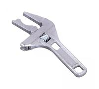 perfk 4x Llave de Plomería para Inodoro Mango Corto Pernos de Tuerca Multifuncionales Llave de Reparación Reparación de Llave de Tubería para