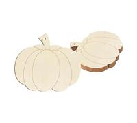 perfk 5 adornos de calabazas de madera para pintar. Recortes de calabaza de madera. Adornos de madera livianos para dibujar cosecha de Acción de, Style a