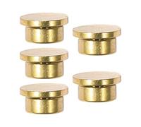 perfk 5 rodamientos giratorios pequeños de 360 Grados, de aleación de Oro, en Miniatura, para Manualidades, proyectos creativos y Costura, 4 Mm