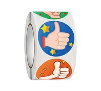 perfk 500 Piezas Pegatinas Motivacionales Etiquetas Adhesivas Función Duradera Adecuadas para Maestros Estudiantes Manualidades Ta, 1 pulgada de diámetro